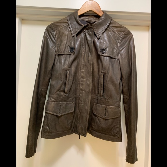Vince Leather Jacket - Picture 2 of 8